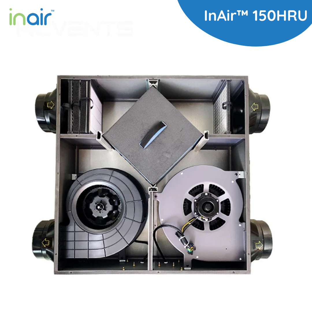 InAir™ 150HRU Ceiling or Wall Mounted Units - Residential and Commercial c/w Controller