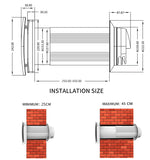 Load image into Gallery viewer, InAir IA60-TWV (Thru the Wall Positive Air Purifier Ventilation Unit)
