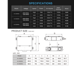 Load image into Gallery viewer, InAir 550HRU Ceiling or Wall Mounted Units - Residential and Commercial c/w Controller
